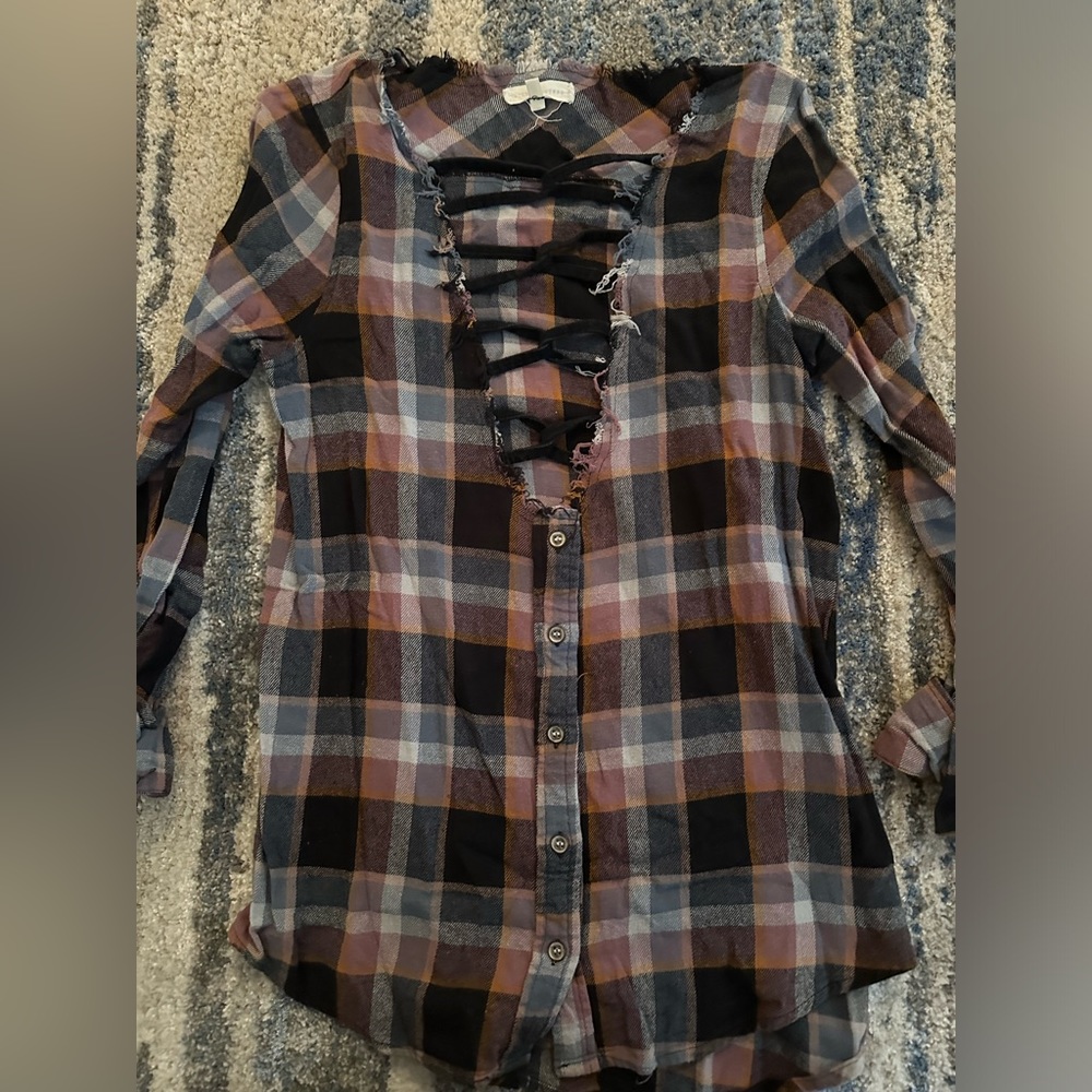 Favorite women’s gilded intent flannel shirt